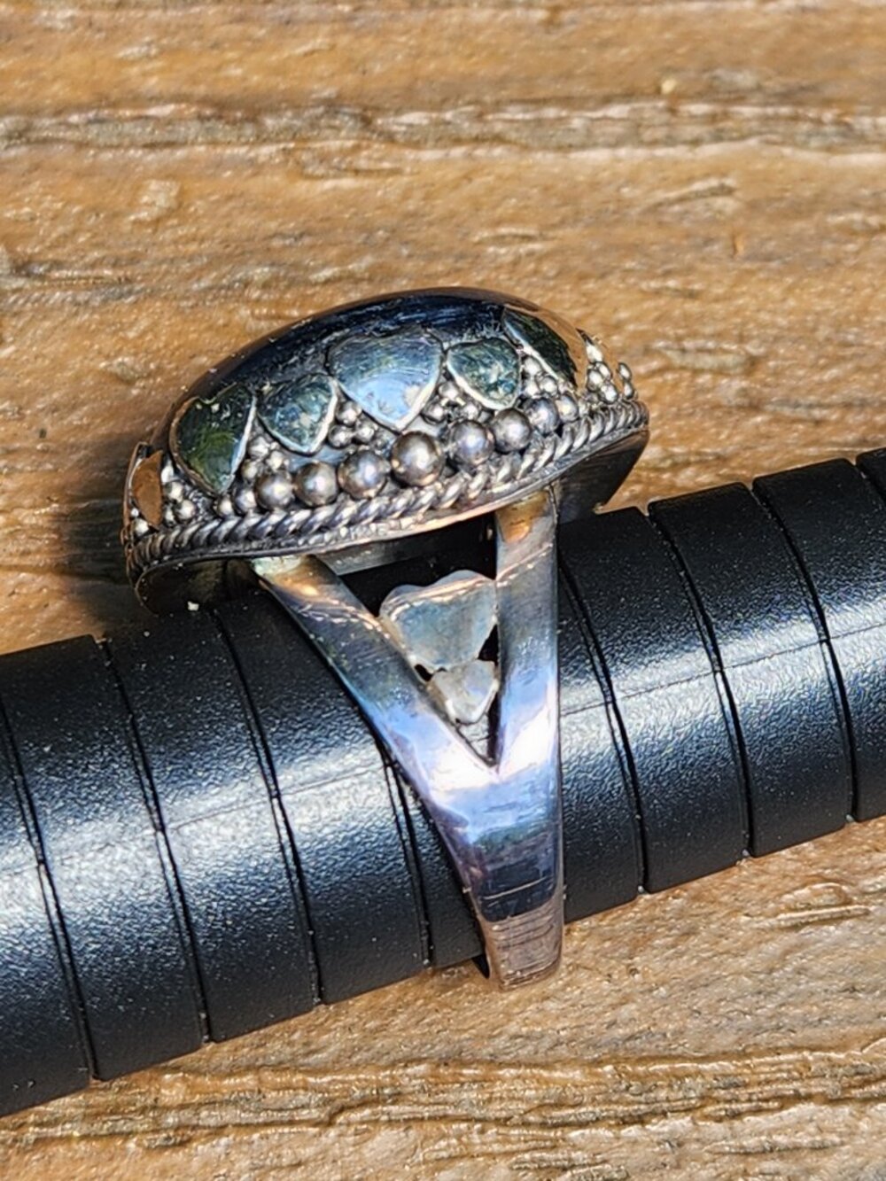 SAJEN Blue Kyanite RING, size 8 - Picture 4 of 14